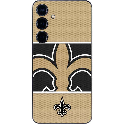 NFL New Orleans Saints Zone Block Galaxy S25 Skin